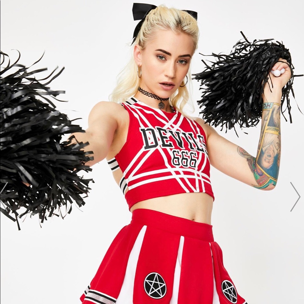 Dolls Kill Satan’s Cheerleader Costume